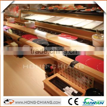 Sushi conveyor belt system - Single deck styles - Wood Graining