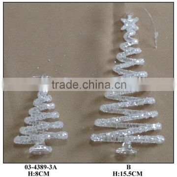 hand made spun glass Christmas tree decoration