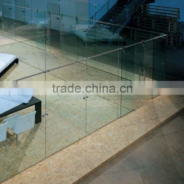 Clear Glass Divider For Office YG-P025