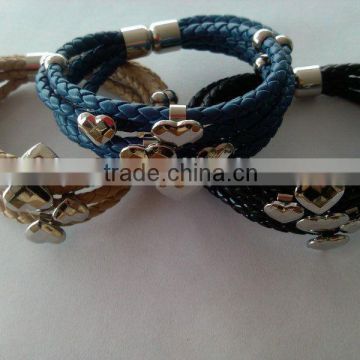 Clasps for leather bracelets