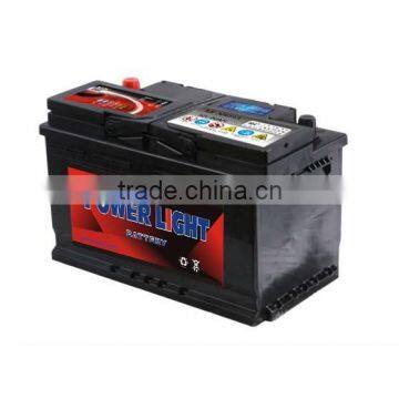 High quality 12V Maintenance free car battery MF58043 12V 80AH