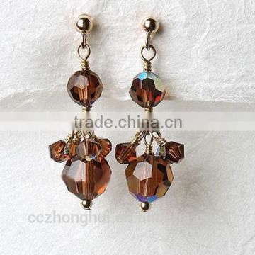 2016 Hot sale charming handmade crystal earrings