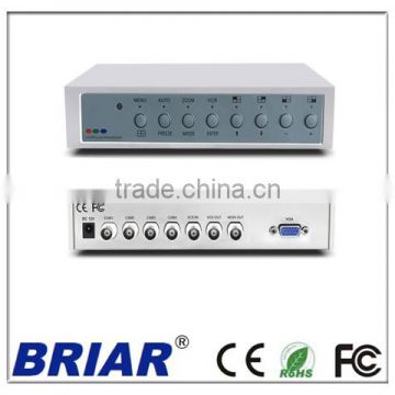 BRIAR factory CCTV 4ch colors quad processor device