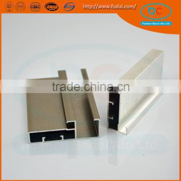 6000 Series Grade and Al,Aluminum profile for furniture Aluminum profile for sliding system Application aluminum sliding profile