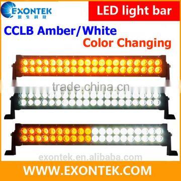 Hot selling 4x4 Accessories CCLB Amber/White color changing Offroad LED light bar,36W 72W 120W 180W 240W 288W 300W