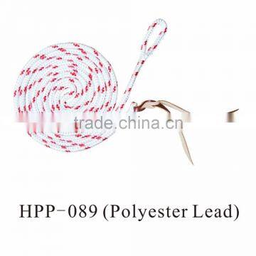 wholesale Equestrain Equipment Horse Lead With Leather Strip End