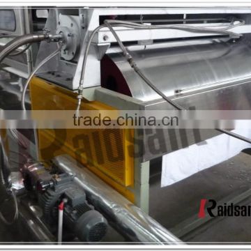Melted material drop and granule forming machine