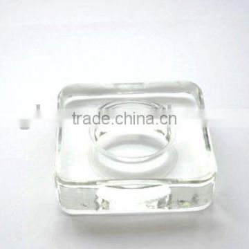 square glass candle holder/any color canbe sprayed