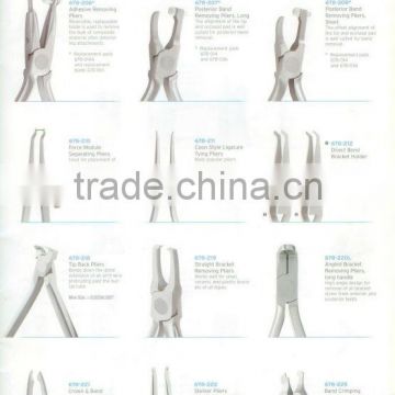 Adhesive Removing, Posterior Band, Crown & Band Contouring, Steiner Plers