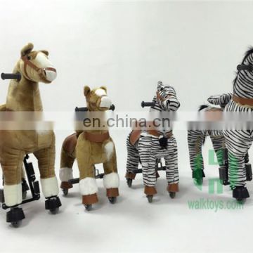 HI ride on toys pony for kids, ride on toy for kids with hunman power for fun