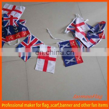custom polyester bunting flag banner for party