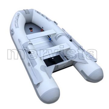 (CE) China Rigid Inflatable Fishing Rubber Rowing Boat Dinghy With Electric Motor