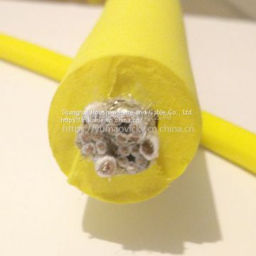 Yellow & Blue Sheath 1000v Rov Umbilical Cable Anti-dragging / Acid-base Cable