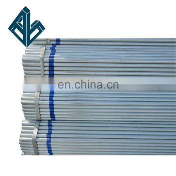 Standard size hot dipped zinc coated carbon steel galvanized steel tube