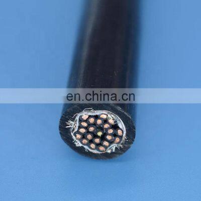 Flexible PUR electrical power braiding shielded cable