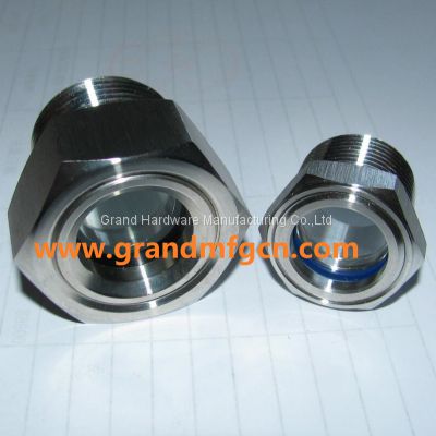 bsp G3/4 inch stainless steel 304 oil level sight glass oil level checking view port sight glass