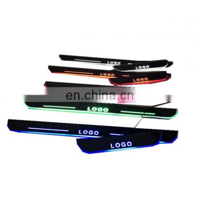 Led Door Sill Plate Strip step light door decoration step for hyundai creta dynamic sequential style