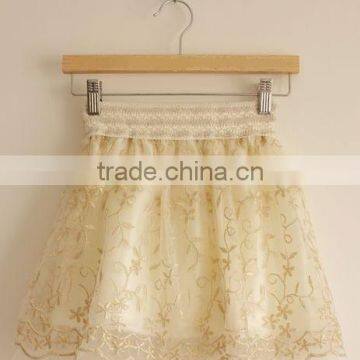WS012 short skirt hanger wood hanger for beautiful skirt