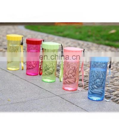 Eco Friendly 430 ml Clear Insulated Plastic Water Bottle for Sports