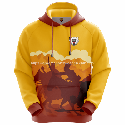 high quality custom hoodie with full sublimation printing
