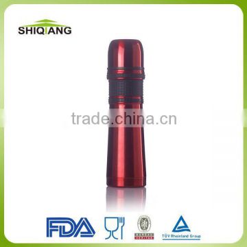 750ml double wall stainless steel vacuum water bottles with rubber