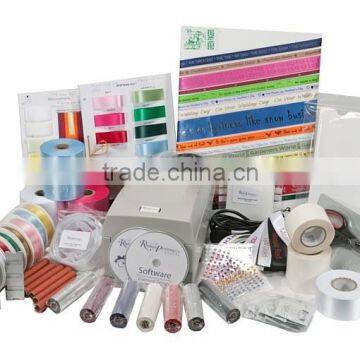 Satin & Polyester Ribbon Printer for Cakes,Candles & Decoration - Gold Package