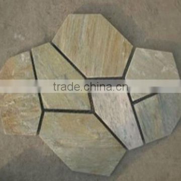 Chinese mesh rusty irregular slate stone