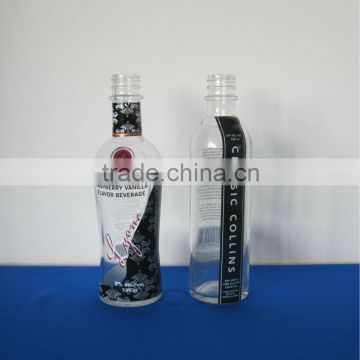 mini decorative glass liquor bottle