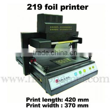 hot sale hotstamping machine TJ 219 foil printer
