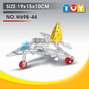 Special design fighter plane DIY item metal toy