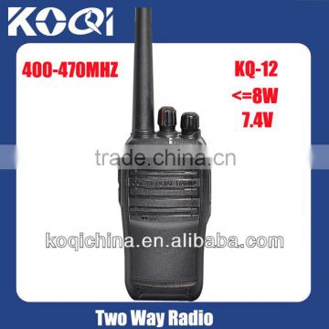Rechargeable Radio uhf 400-470mhz KQ-12