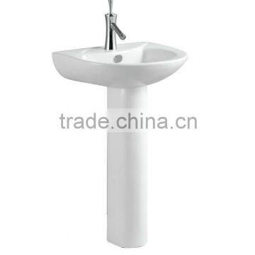 Sanitary ware ceramic basin with pedestal/bathroom basin(BSJ-P003)