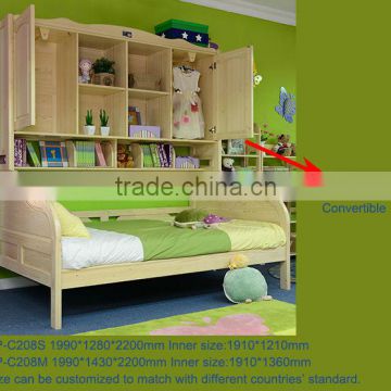 children princess beds with bookshelf#SP-C208S