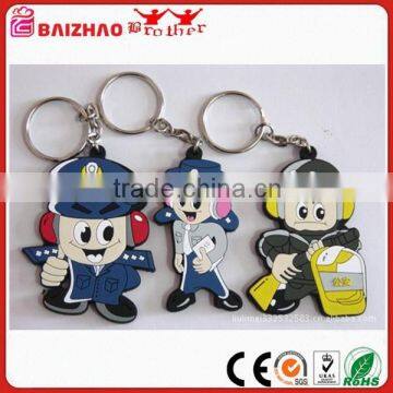 Police Soft Touch Keychains,Key Rings