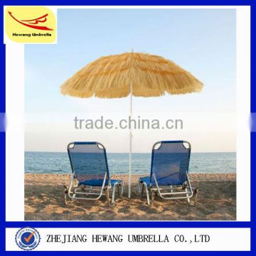 1.8 m UV-resistant Latest design umbrella Hawaii straw thatch beach umbrella
