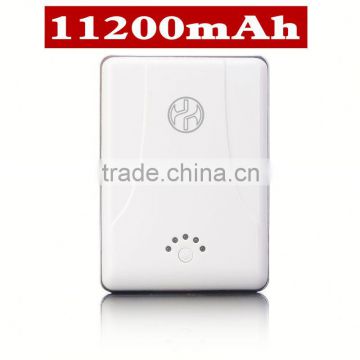 external power bank for mobile 11200mAh Double USB Mobile Phone Power Supply Power Pack A118, High Capacity