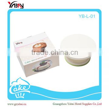 High quality plate stand cake decoration plastic turnplate