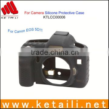 For Canon EOS 5D Black Silicone Protective Cover Manufacturer