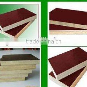 Building material concrete shuttering plywood18mm brown film faced plywood