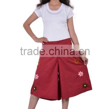 3046 Cotton Trouser women style ropa pantalon jaipur india cotton cargo trousers women