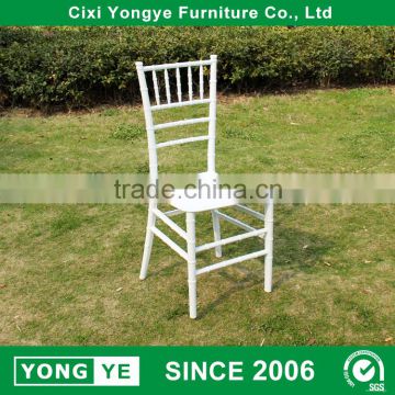 white wedding chair American Popular monobloc clear resin chiavari chair