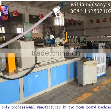 WPC Board Production Line/Wpc Foam Board Machinery With Sweeping Service