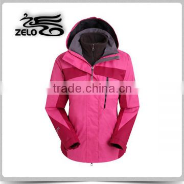 Skiing and Mountain 3 in 1 outdoor jacket