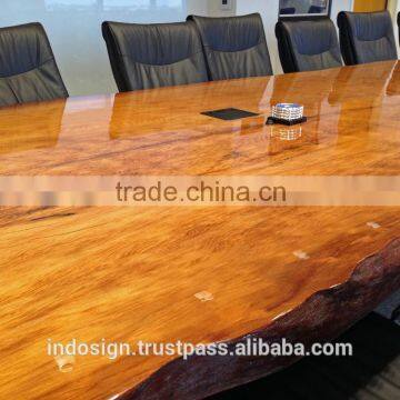 Exclusive, customized Kauri-wood meeting/conference tables