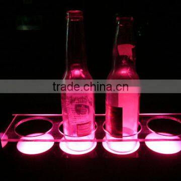 China customized acrylic small bottle glorifier table top display