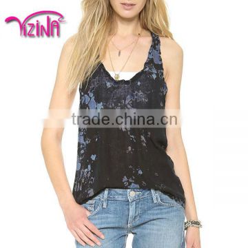 Hot selling sublimation yoga cotton tank top