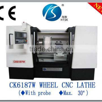 cnc alloy rim repair lathe CK6187W automatic lathe machine