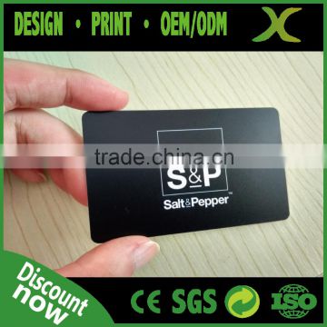 Free Design~~!! Best Material CR80 VIP discount card/PVC VIP gift card