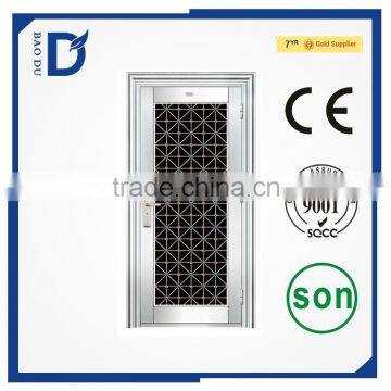 2016 new type Alibaba hot sale security steel door durable modern exterior stainless steel doors