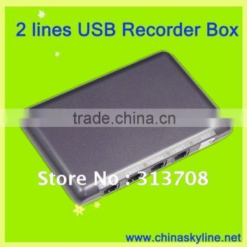 SKYLINE DESIGN 2 line USB recorder box